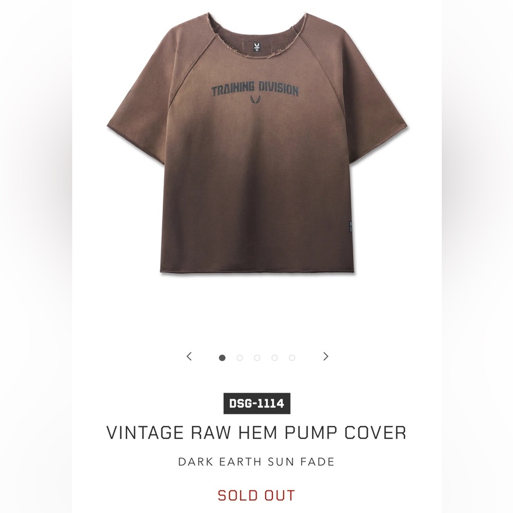 ASRV VINTAGE RAW HEM PUMP COVER